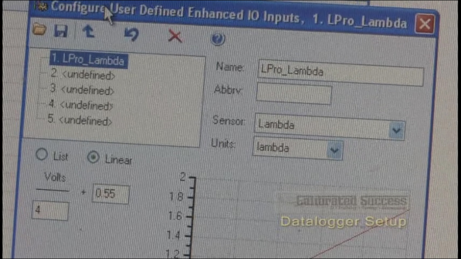 GM Basic - Datalogger Setup