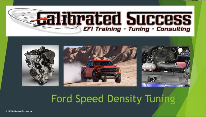 Speed Density Tuning