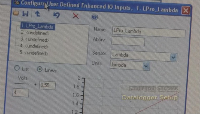 GM Basic - Datalogger Setup